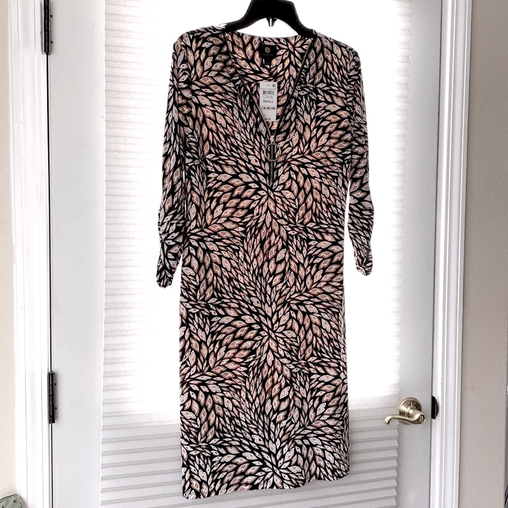 JM Collection NWT Size Small  Paisley Romance Geometric Print Sheath Dress